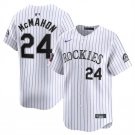 Any Size Rockies #24 Ryan McMahon White World Tour Mexico City Series Jersey