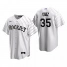 Any Size Colorado Rockies Elias Diaz White Cool Baseball Jersey