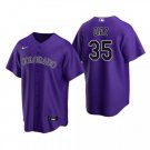 Any Size Colorado Rockies Elias Diaz Purple Alternate Cool Base Jersey