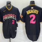 Any Size San Diego Padres Xander Bogaerts Black Player Number Fashion Jersey