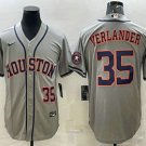 Any Size Astros Justin Verlander Cool Baseball Jersey Gray