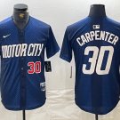 Men's Detroit Tigers Kerry Carpenter Navy 2024 City Connect Baseball Jersey
