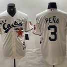 Men's Houston Astros Jeremy Pena Cream Cactus Jack Vapor Premier Stitched Jersey