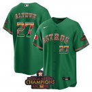Men's Houston Astros Jose Altuve Green Mexico Texas Cool Baseball Jersey