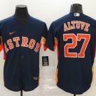 Any Size Astros Jose Altuve Baseball Jersey Navy