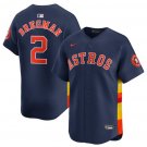 Any Size Astros Alex Bregman 2024 Alternate Baseball Jersey Navy