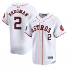 Men's Houston Astros Alex Bregman White 2024 World Tour Mexico City Series Home Jersey