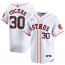 Any Size Houston Astros Kyle Tucker White 2024 Home Baseball Jersey