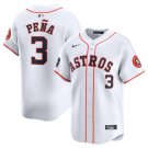 Men's Houston Astros Jeremy Pena White 2024 World Tour Mexico City Series Home Jersey