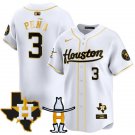 Men's Houston Astros Jeremy Pena White Houston Rodeo Patch Vapor Premier Jersey