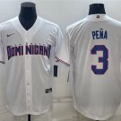 Men's Dominican Republic Baseball Jeremy Pena 2023 White World Baseball Classic Jersey