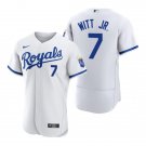 Men's Kansas City Royals Bobby Witt Jr. Flex Baseball Jersey White