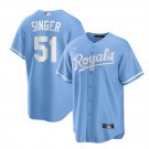 Any Size Kansas City Royals Brady Singer Light Blue 2024 Baseball Jersey