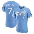 Mens Kansas City Royals Bobby Witt Jr. Flex Base Jersey Powder Blue