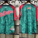 Mens Los Angeles Dodgers Statue of Liberty Fashion Blank City Baseball Jersey Green Red