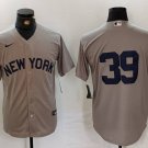 Men's New York Yankees Jose Trevino Grey Cool Base Stitched Jersey
