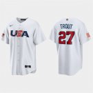 Mens Youth USA Mike Trout 2023 World Baseball Classic Replica Jersey White