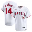 Men's Los Angeles Angels Logan O'Hoppe White Home Limited Stitched Baseball Jersey