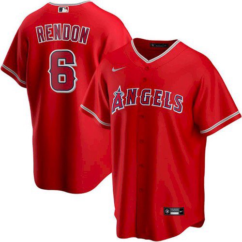 Any size Angeles Anthony Rendon cool Base Jersey red