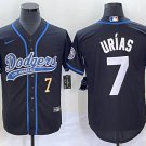 Men's 2023 Dodgers Julio Urias Black Cool Baseball Jersey