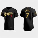 Mens Los Angeles Dodgers Julio Urias Black LAFC Night Authentic Jersey