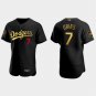 Mens Los Angeles Dodgers Julio Urias Black LAFC Night Authentic Jersey