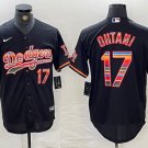 Men's Los Angeles Dodgers Shohei Ohtani Black Mexico Cool Base Jersey