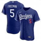 Men's Dodgers Freddie Freeman Royal Flex Baseball Jersey