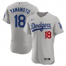 Men's Dodgers Yoshinobu Yamamoto Gray Flex Baseball Jersey