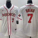 Men's womens Mexico Baseball Julio Urias 2023 White World Classic Jersey