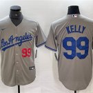 Any Size Los Angeles Dodgers Joe Kelly Cool Baseball Jersey Gray