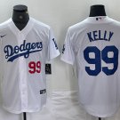 Any Size Los Angeles Dodgers Joe Kelly Cool Baseball Jersey White