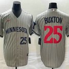 Any Size Twins Byron Buxton 2023 City Connect Baseball Jersey Grey