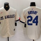Men's Los Angeles Dodgers Kobe Bryant Cream 2024 City Connect Jersey