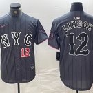 Men's New York Mets Francisco Lindor Grey 2024 City Connect Cool Base Jersey