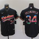 Men's Los Angeles Dodgers Fernando Valenzuela Black Mexico Cool Base Jersey