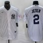 Any size Yankees Derek Jeter 2024 Cool Baseball Jersey White
