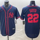 Men's New York Yankees Derek Jeter Navy Cool Base Stitched Baseball Jersey