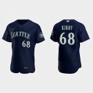 Mens Seattle Mariners George Kirby Navy Alternate FlexBase Player Jersey