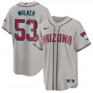 Men's Diamondbacks Active Player Christian Walker Gray 2024 Cool Base Jersey