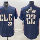 Men's Cleveland Guardians Josh Naylor Number Navy 2024 City Connect Limited Jersey