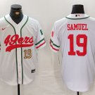 Men's San Francisco 49ers Deebo Samuel White Jointly Cool Baseball Jersey