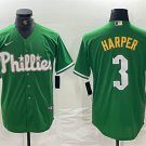 Mens womens youth Philadelphia Phillies Bryce Harper Green 2024 City Jersey