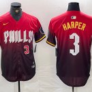 Any Size Philadelphia Phillies Bryce Harper Red 2024 City Cool Baseball Jersey