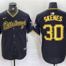 Mens Pittsburgh Pirates Paul Skenes Black Cool Base Jersey