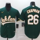 Any Size Oakland Athletics Matt Chapman cool Base Jersey green