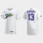Men's Tampa Bay Rays Manuel Margot Throwback Baseball Jersey White