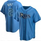Men's Womens Youth Tampa Bay Rays Yandy Diaz Baseball Jersey Blue