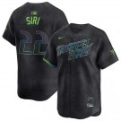 Men's Tampa Bay Rays Jose Siri Charcoal 2024 City Connect Limited Stitched Baseball Jersey