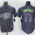 Men's Tampa Bay Rays Isaac Paredes Charcoal 2024 City Connect Cool Baseball Jersey
